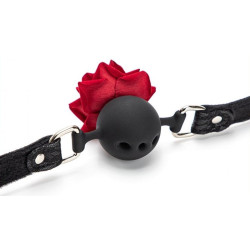 Generique Baillon Boule avec Rose Bud Gag Noir